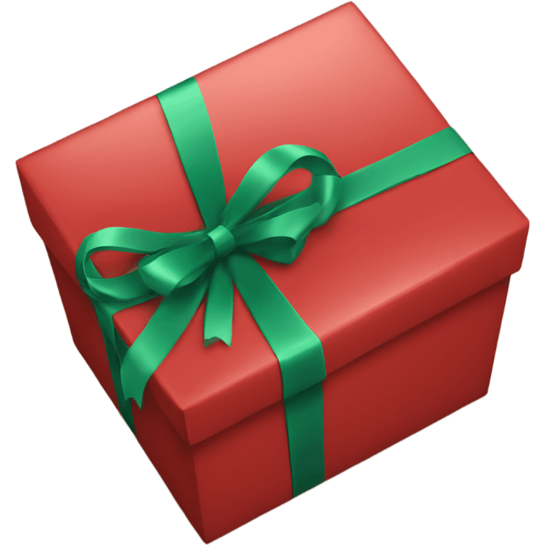 Red Christmas gift box  emoji