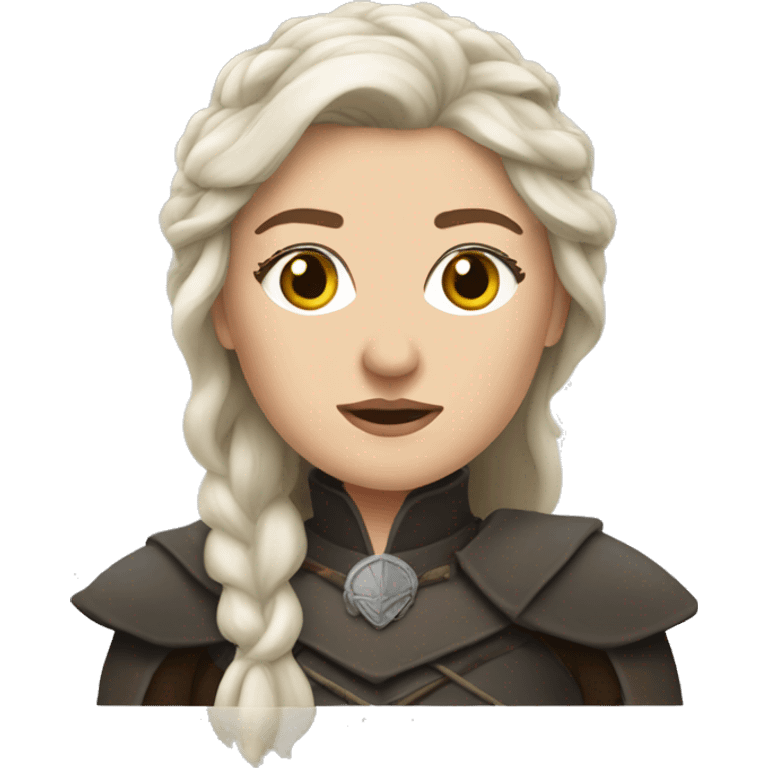 lady Stark in game of thrones style emoji