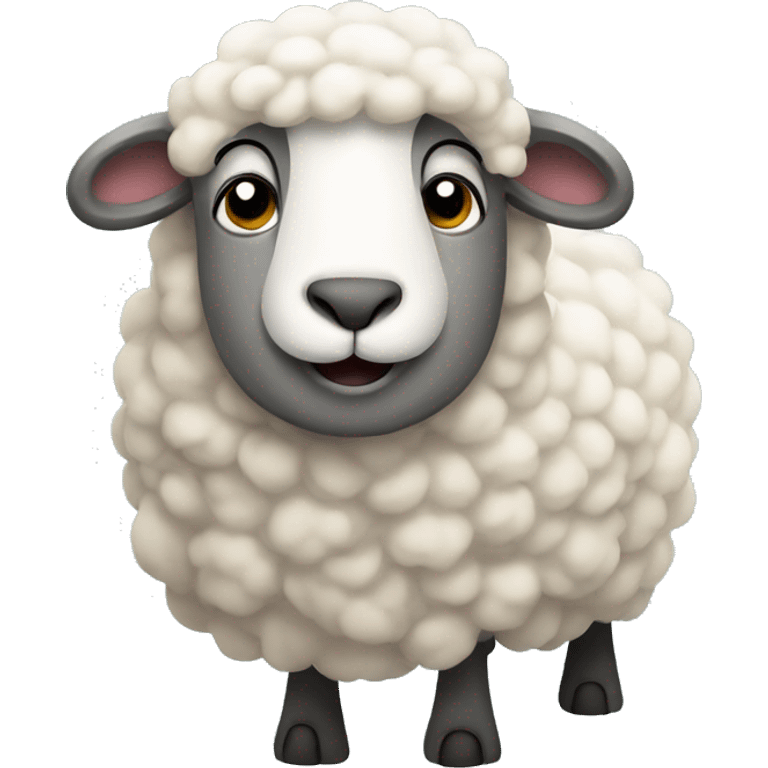 a sheep emoji