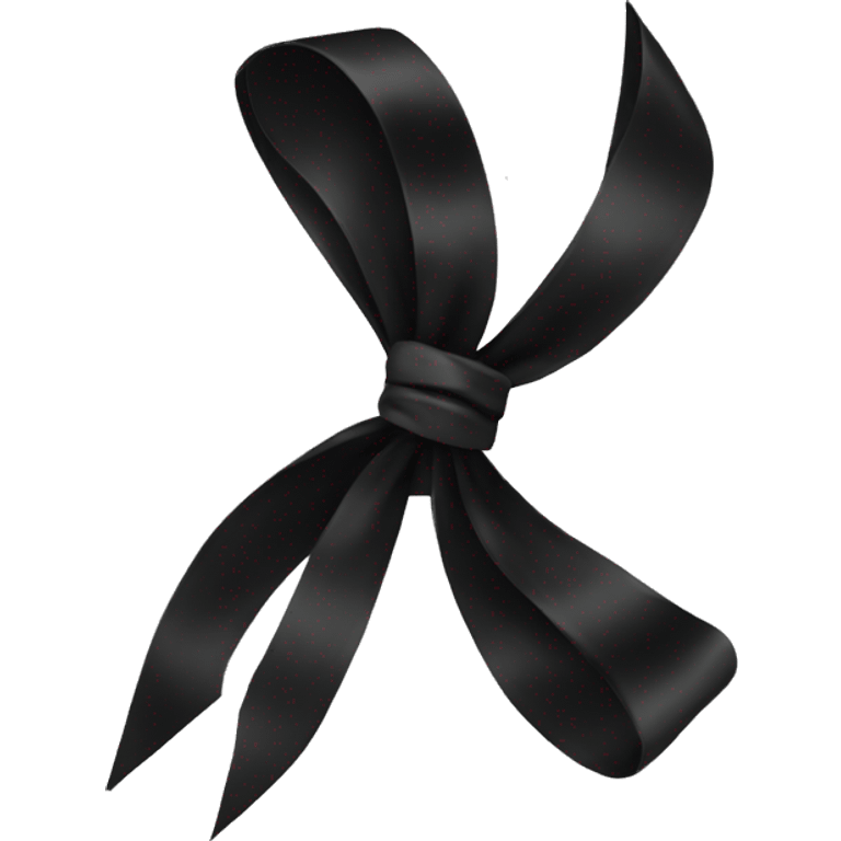 black bow emoji