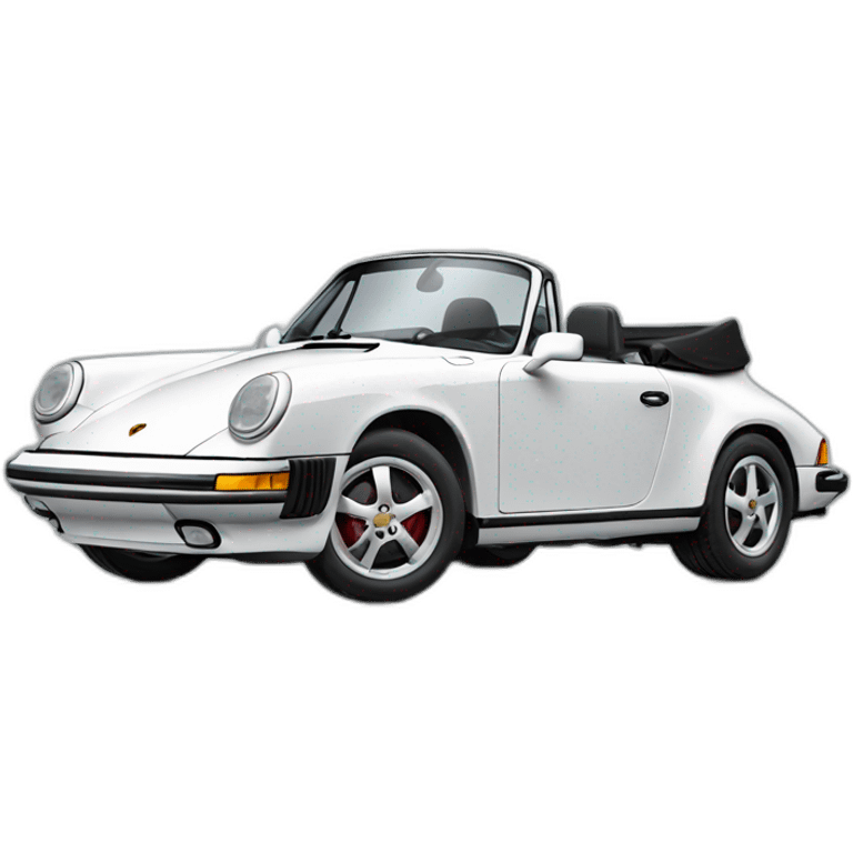 porsche cabrio emoji