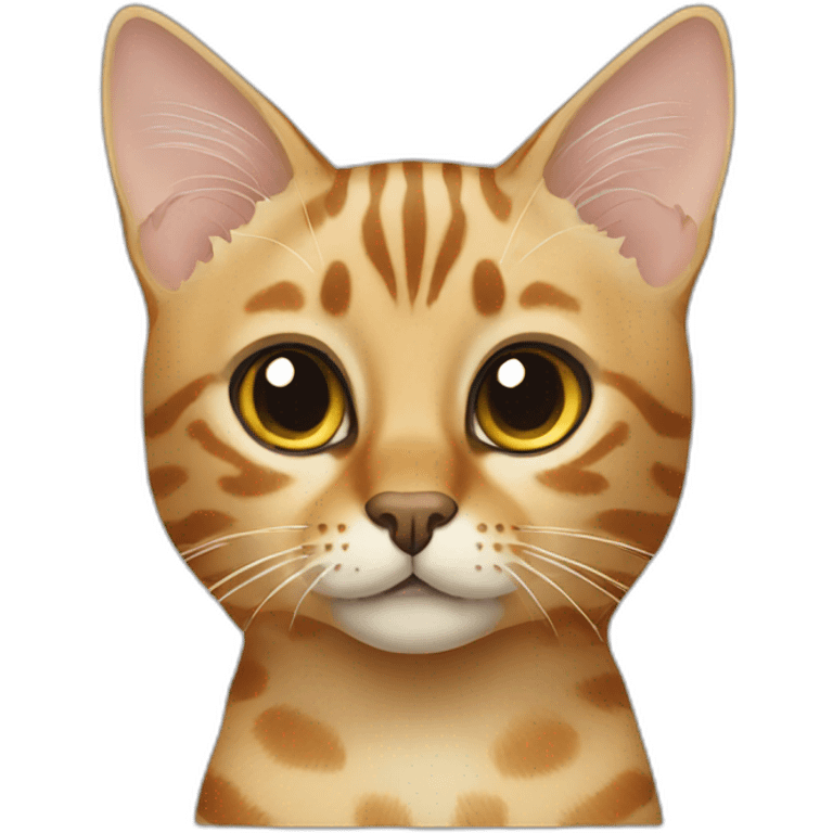 curly-blonde-bengal-cat emoji