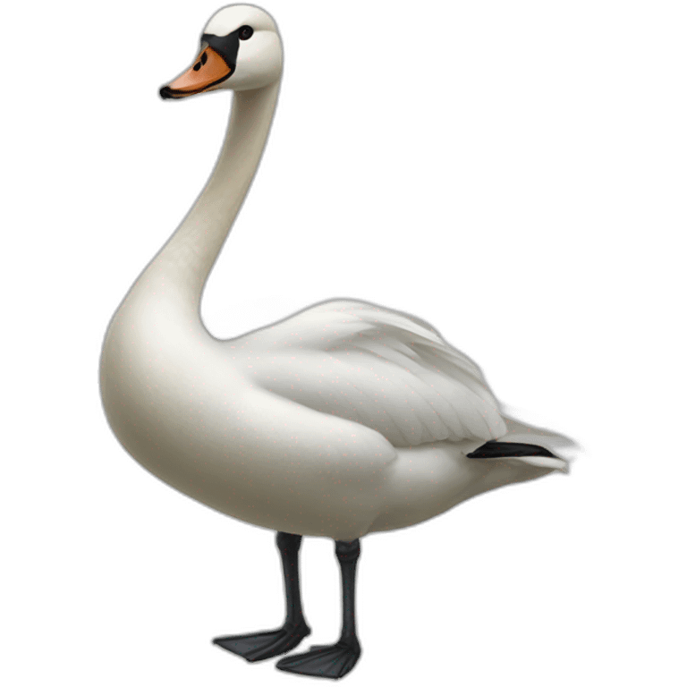 Lachender Schwan emoji