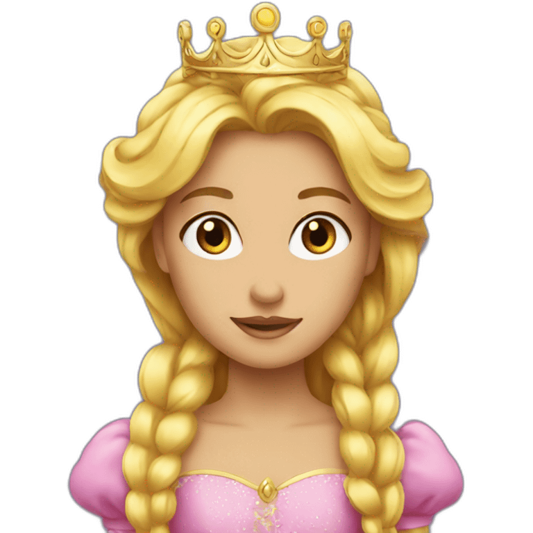 Une princesse emoji