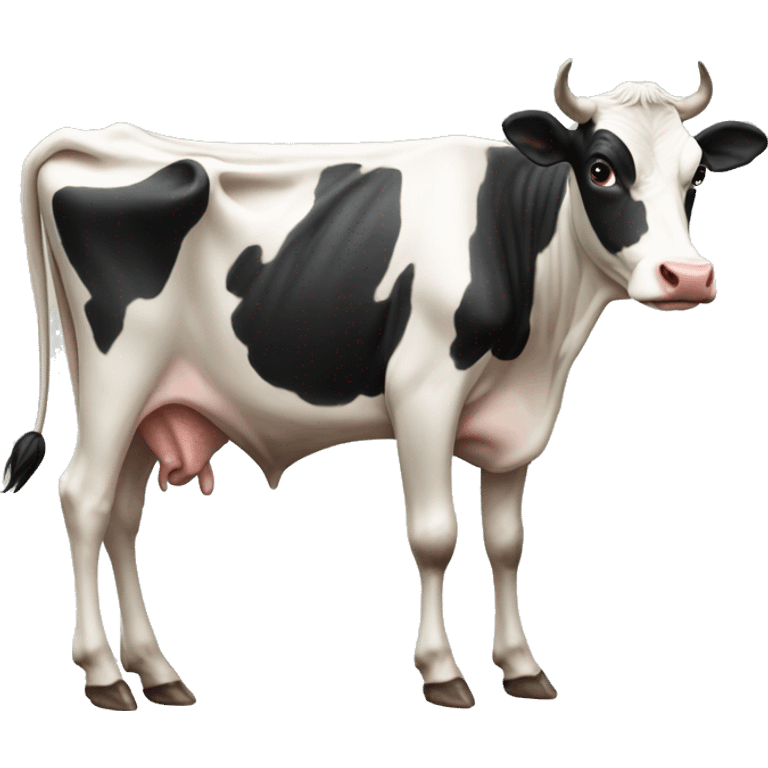 Skinny cow but full body emoji