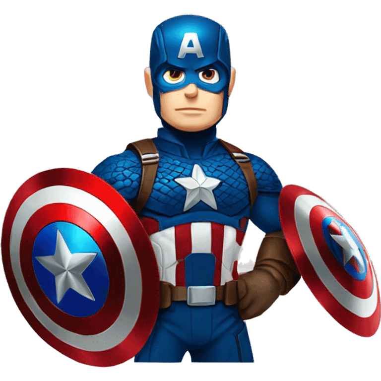 captain america, sheild emoji