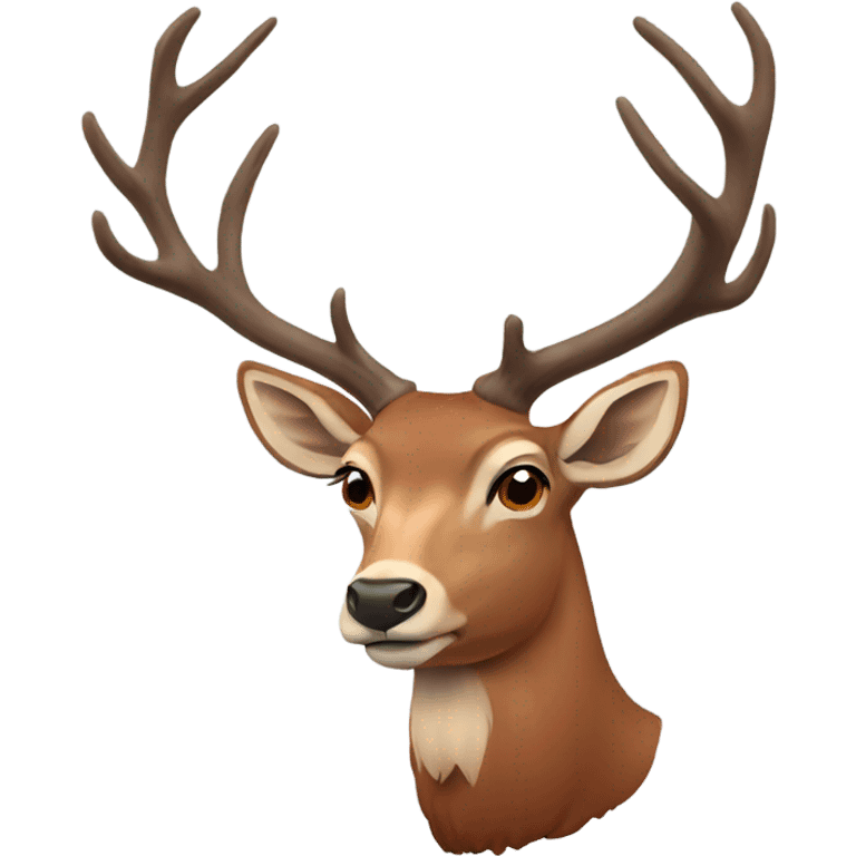 Red deer emoji