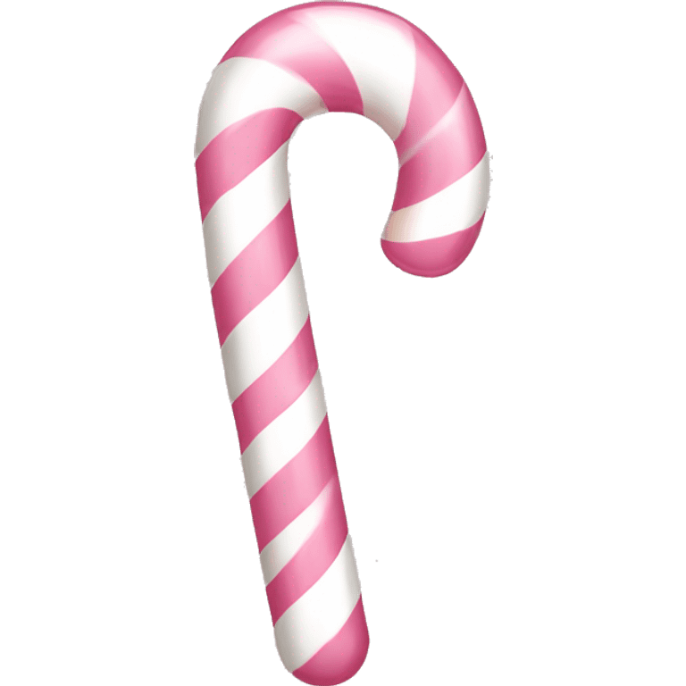 lightPink and white candy cane emoji