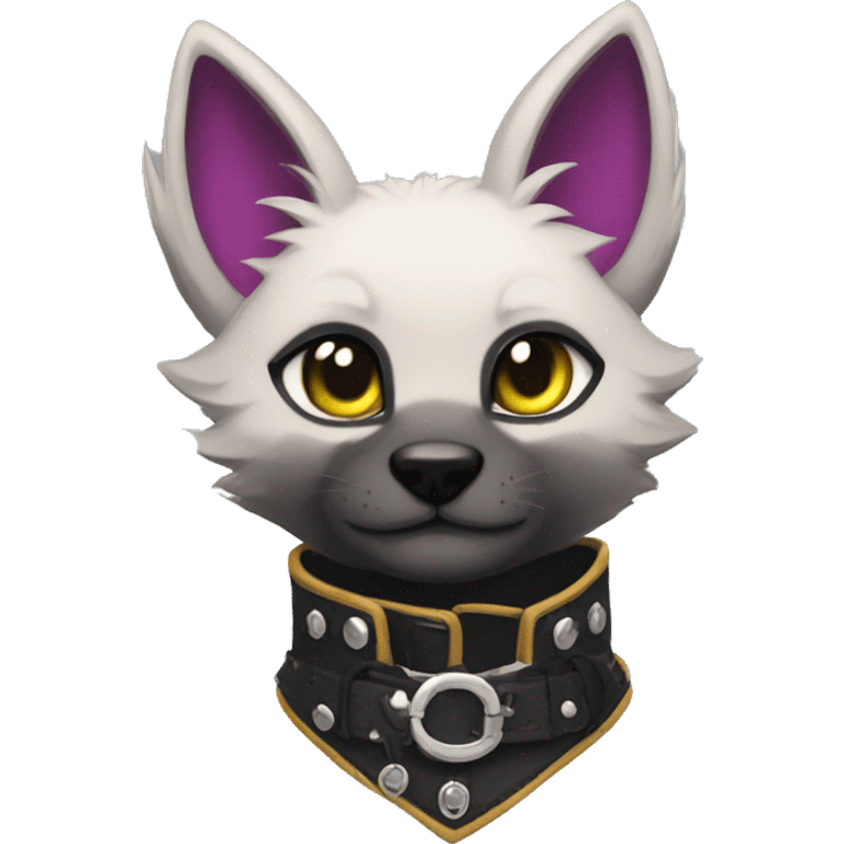 Anthro Punk Fursona Collar  emoji