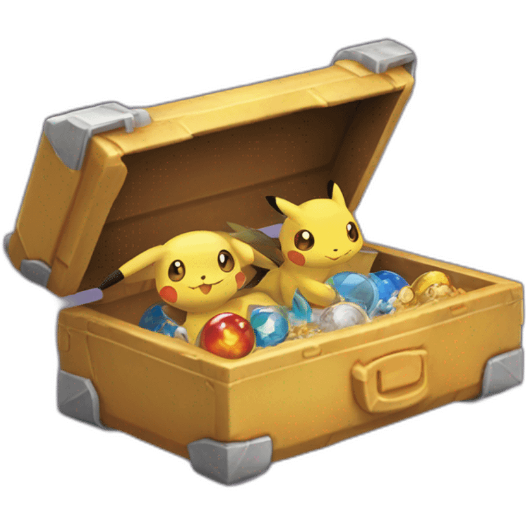 Pokemon Game Case Legendary Epic Random Loot Treasure emoji