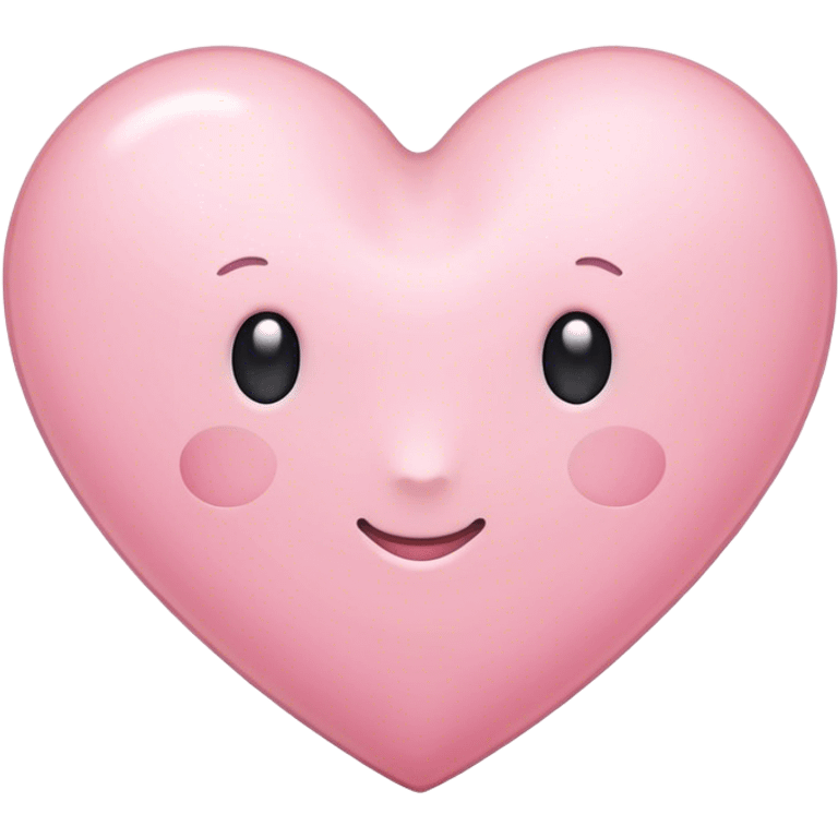 Light pink heart  emoji