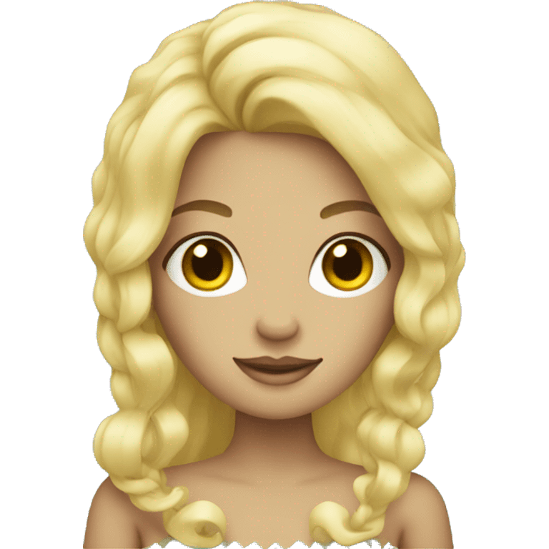 Blonde mermaid emoji