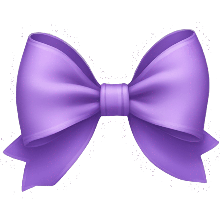 Lavender bow emoji