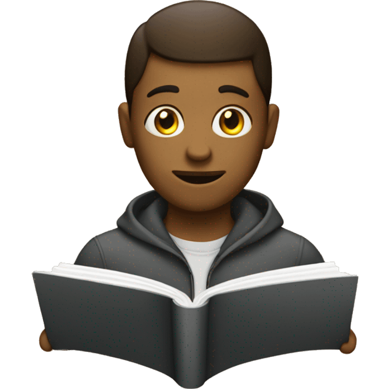 Human with notebook  emoji