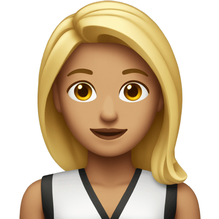 Female bartender with highlights emoji