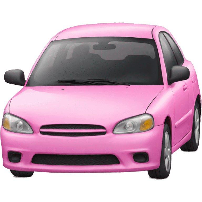 Pink car emoji