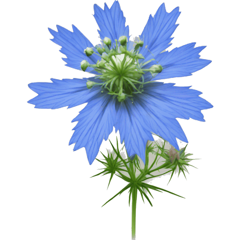 love-in-a-mist flower emoji