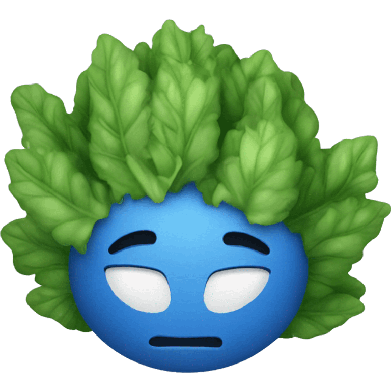 Veggeto blue  emoji