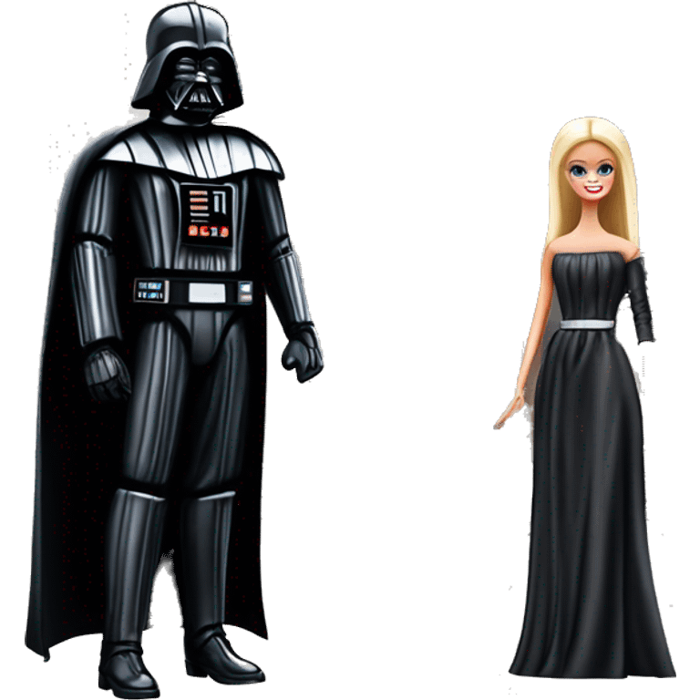 Darth Vader and Barbie’s very dusty old disturbing disgusting ghostly haunted horror dream house mansion  emoji