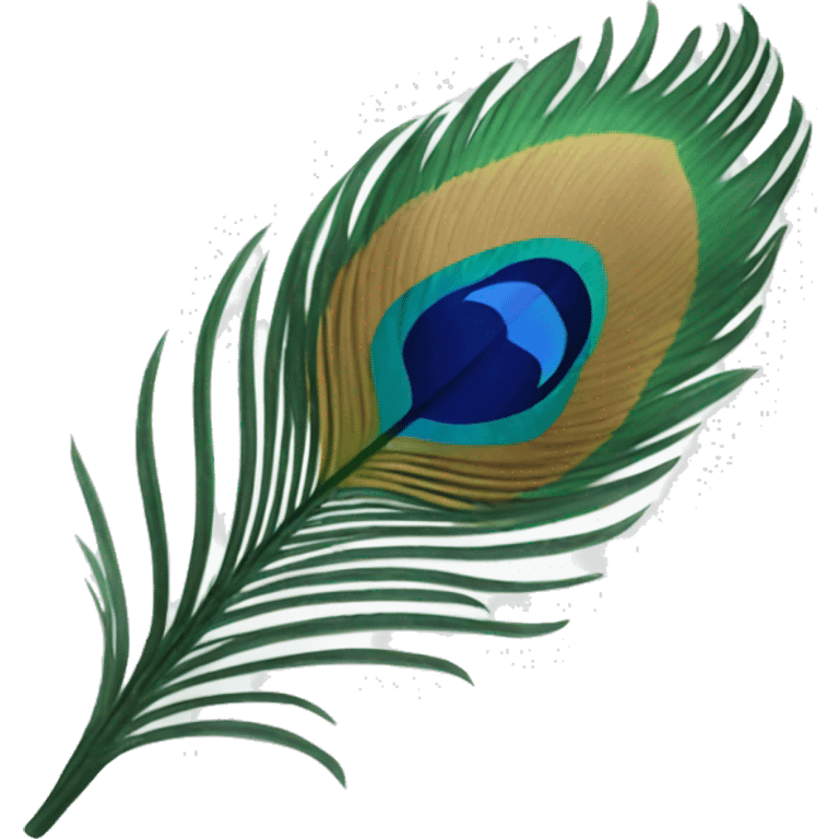 peacock feather emoji