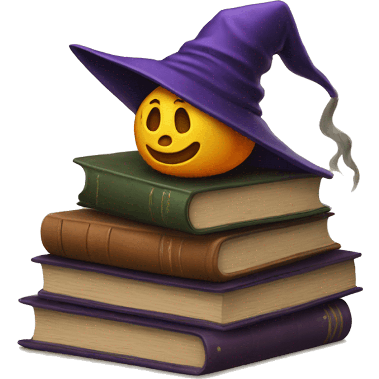 Books and witches  emoji