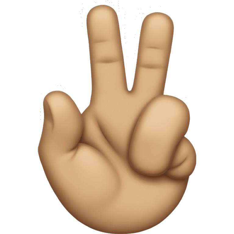 “a peace emoji but have the thumb out aswell” emoji