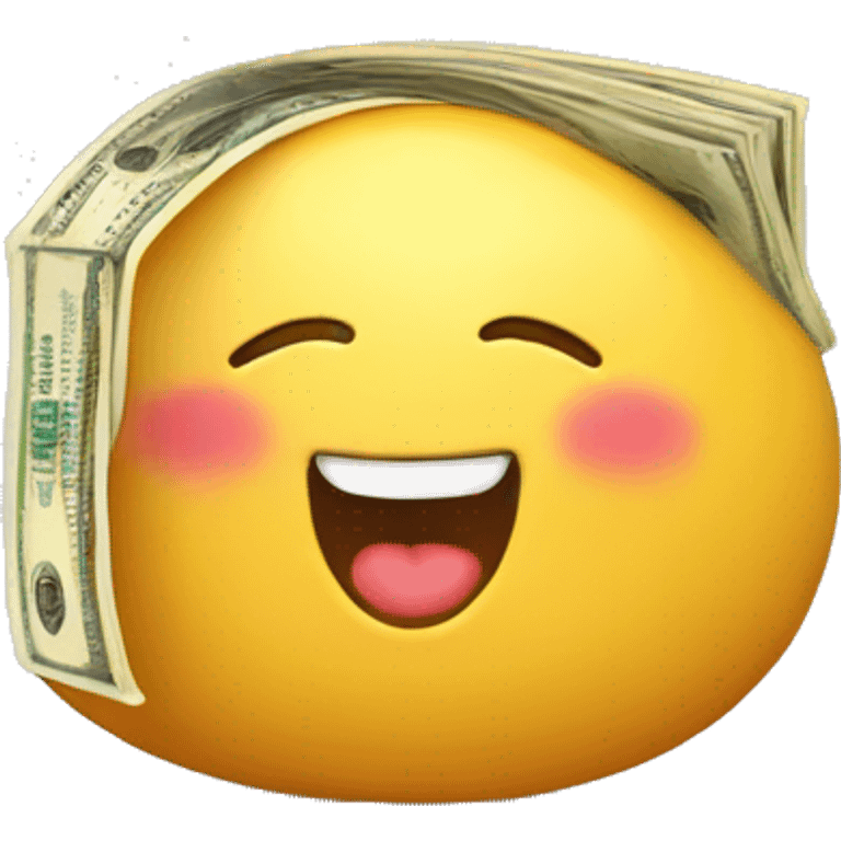 happy fat wallet money emoji