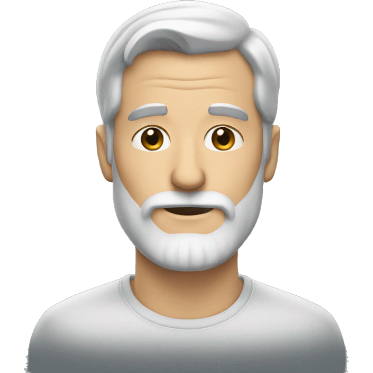 white man with grey beard emoji