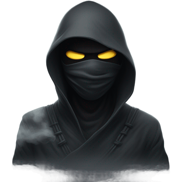 Smoked out ninja emoji