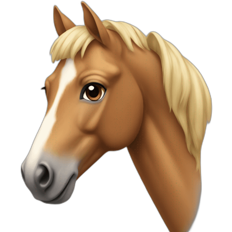 tan horse emoji