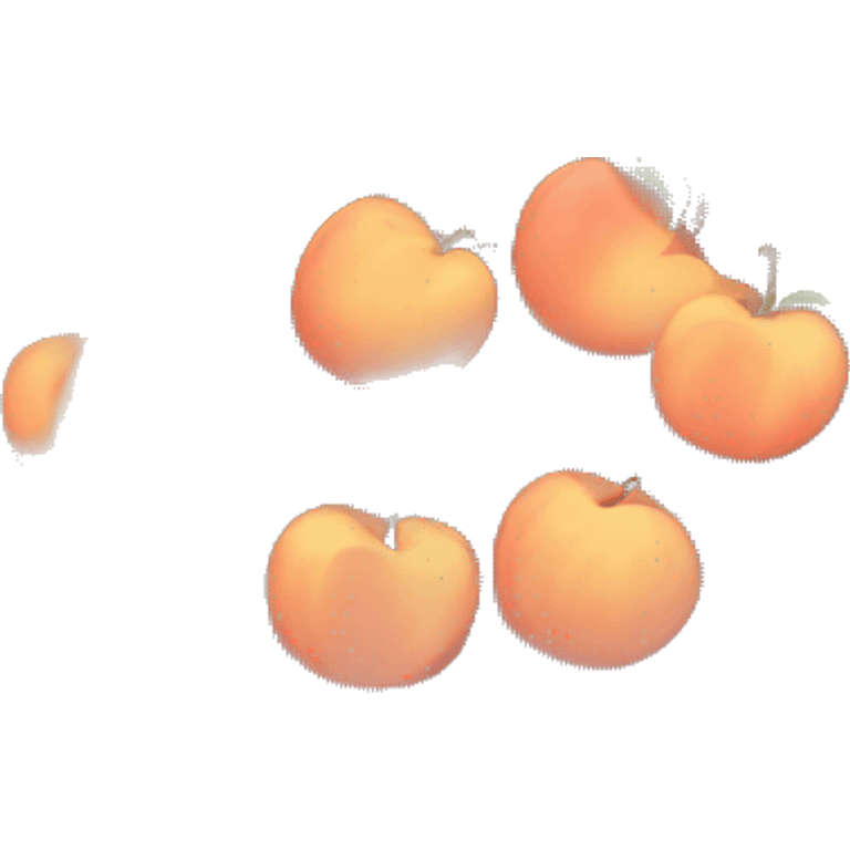 Kiss on the peach  emoji