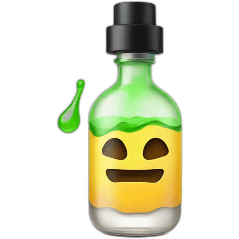 Vape liquid emoji