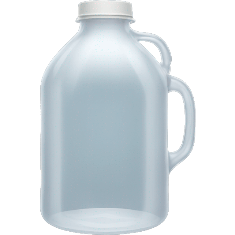 transparent plastic jug emoji