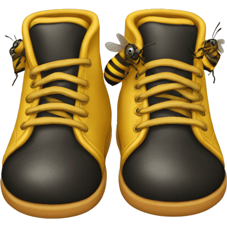 bees wear shoes emoji