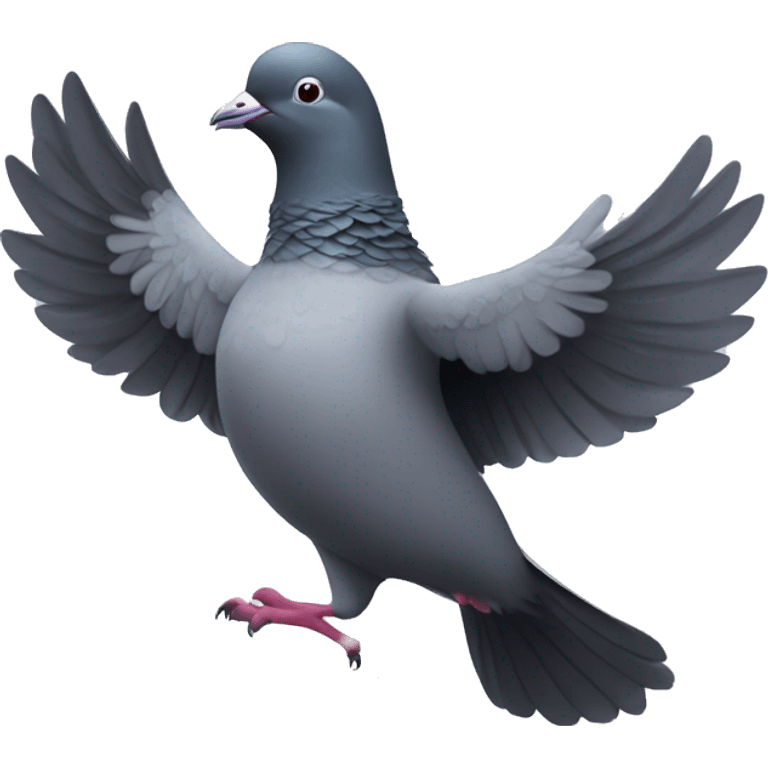 pigeon disco dancing emoji