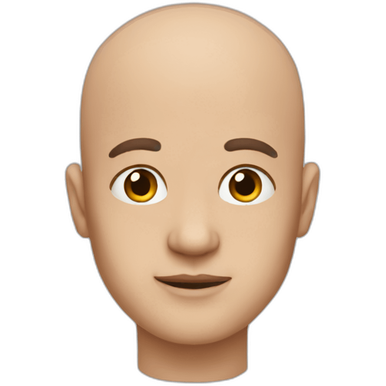 Bald emoji