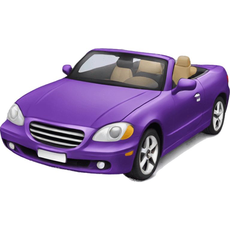 Purple convertible emoji