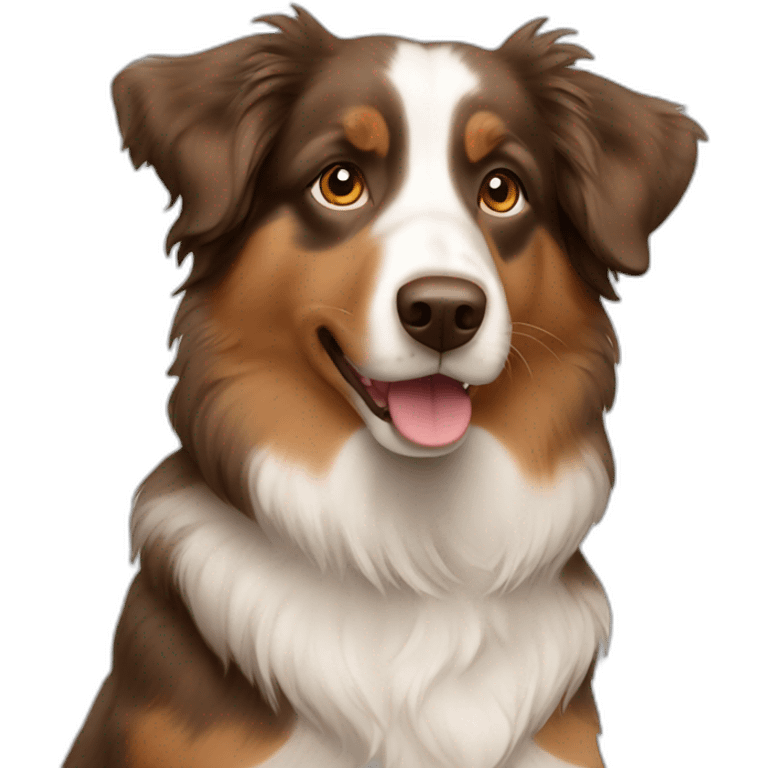 light brown australian shepherd emoji