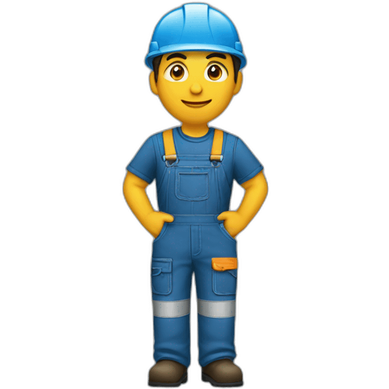 Engineer with Assentech Overalls emoji