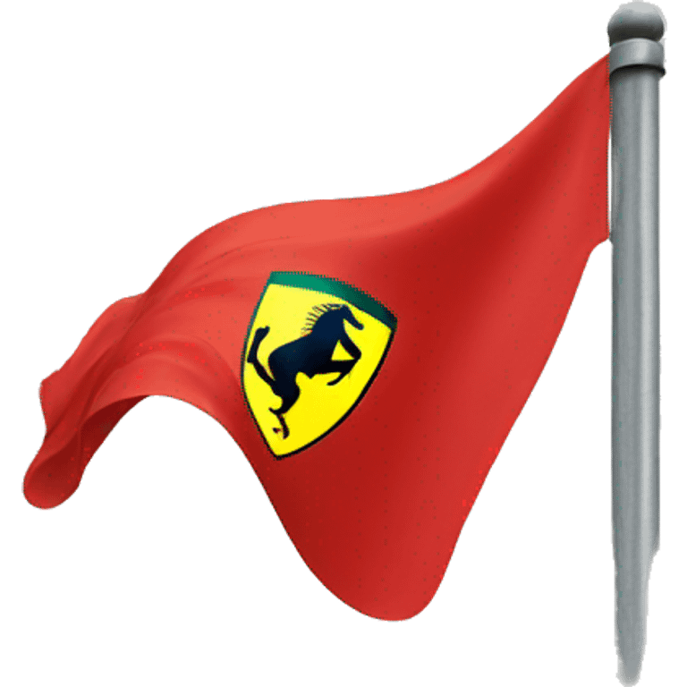 Ferrari logo flag emoji