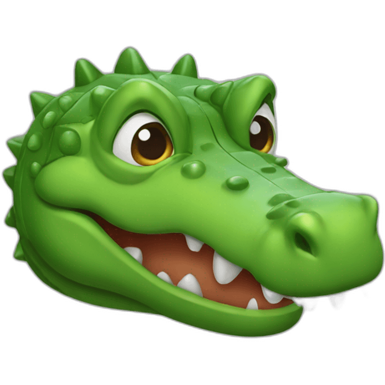 crocodile big thumbs down emoji