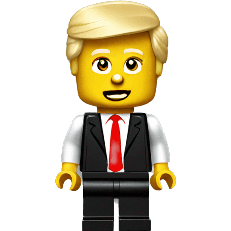 DONALD TRUMP lego full body emoji