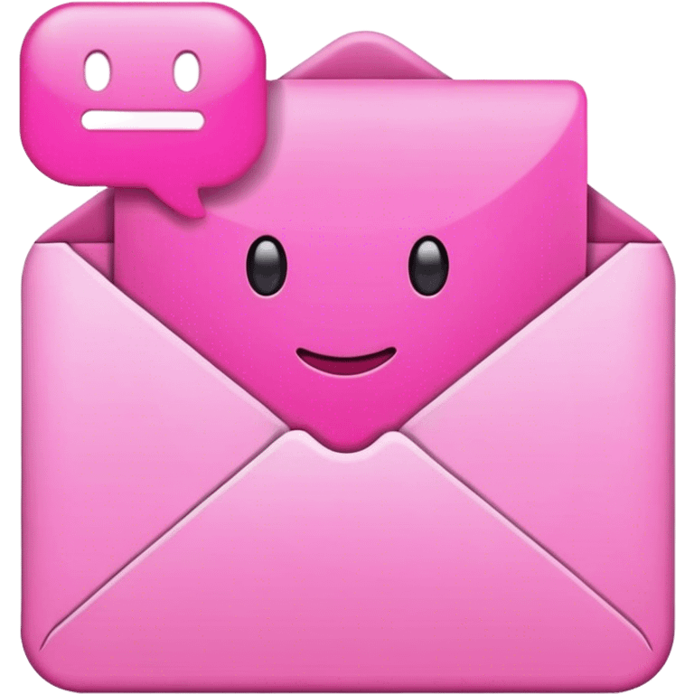 pink email emoji