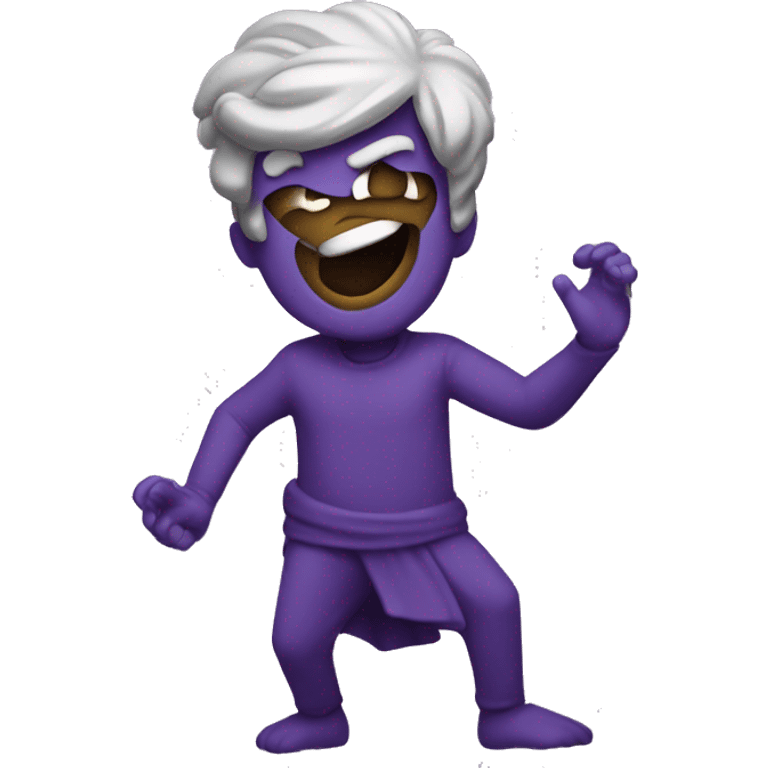 Gojos pose during Hallow purple emoji