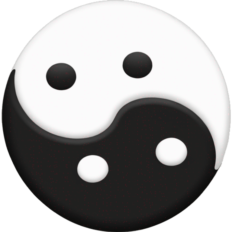 Ying yang emoji