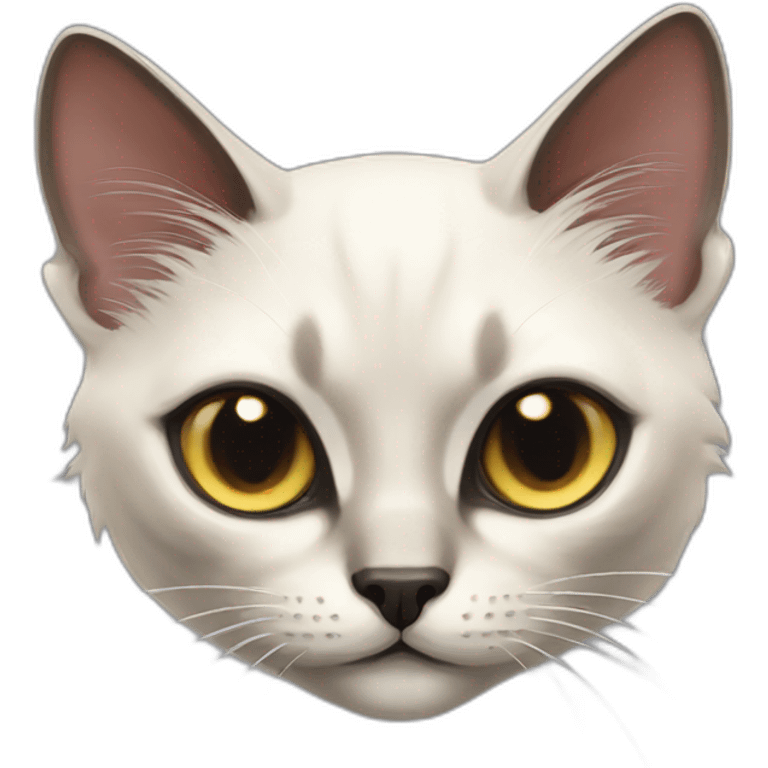 Balinese cat evil emoji