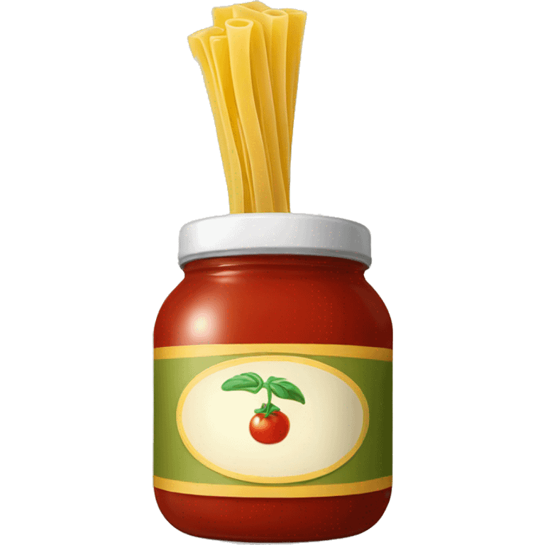 A jar of pasta sauce emoji