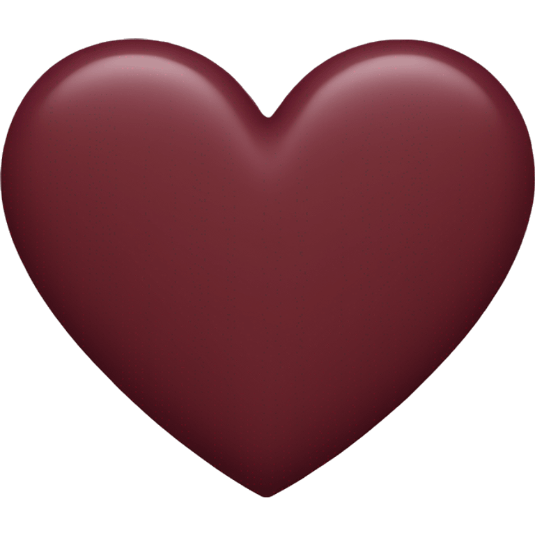 Maroon heart emoji