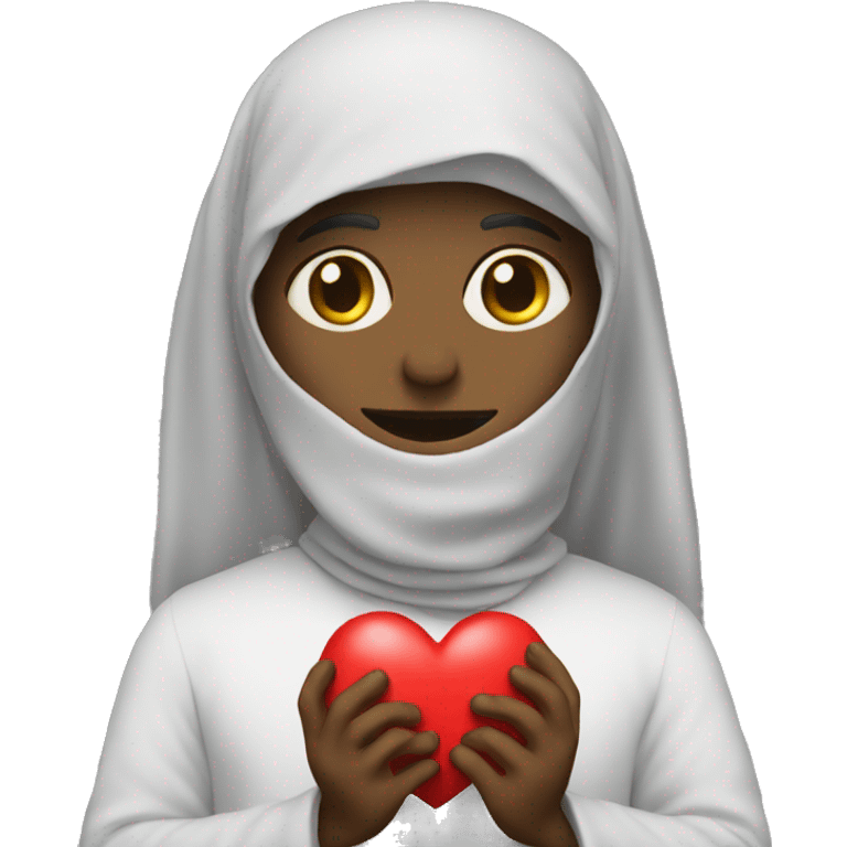 an emoji holding the name love Allah emoji