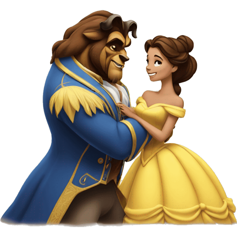 Beauty and the beast emoji